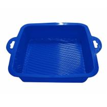 Forma quadrada de silicone azul - niazitex