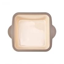 Forma Quadrada De Silicone Kenya Bege