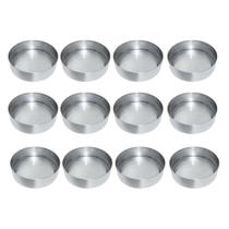 Forma Quiche Fundo Fixo 9x3 cm Alumínio