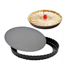 Forma Quiché Grande Quiche Tortas 26 Cm Aço Carbono Crespa