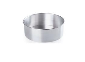 Forma Redonda 20x10cm De Altura Fundo Fixo Em Alumínio