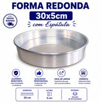 Forma Redonda 30x5 cm Reta Decoração Bolo