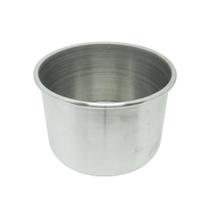 Forma Redonda Alumínio com Fundo Falso 15x8cm Roldan