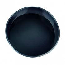 Forma Redonda Bolo Silicone Preto 25 Cm - Allmix