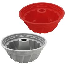 Forma Redonda Bolos, Pudins, Flans, Gelatinas Micro-ondas Silicone Forma Redonda Bolos, Pudins, Flans, Gelatinas Micro-ondas Silicone