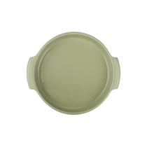 Forma Redonda com diâmetro 25 cm Verde Chá de Porcelana Forma Redonda com diâmetro 25 cm Verde Chá de Porcelana