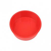 Forma Redonda de Silicone Vermelho 15 Cm - Allmix Forma Redonda de Silicone Vermelho 15 Cm - Allmix