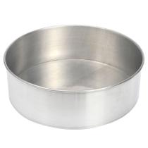 Forma redonda reta com fundo fixo de alumínio 15X12cm Mc Formas