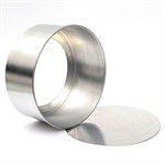 Forma redonda reta fundo falso 27x10cm alumínio mc formas