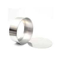 Forma Redonda Reta Fundo falso de alumínio - 1 un - 30x10 cm - GoldPan Formas