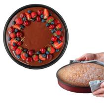 Forma Redonda Rochedo Bolo Perfeito 30 cm Vermelha - Fr30R3
