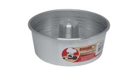 Forma Redonda Torta Suíça de Alumínio 13x6cm Roldan Forma Redonda Torta Suíça de Alumínio 13x6cm Roldan