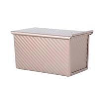 Forma Retangular Antiaderente Com Tampa Em Aço Carbono Para Pão, Utensílio De Cozinha Para Assar Pão