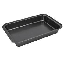 Forma Retangular Antiaderente Ricca Acier 37x25x5cm em Aço Carbono