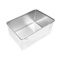 Forma Retangular Bolo Pão Caixa De Leite Alumínio 17,5Cm Forma Retangular Bolo Pão Caixa De Leite Alumínio 17,5Cm