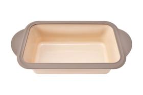 Forma Retangular de Silicone 8x14x27cm Kenya Bege