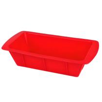 Forma Retangular De Silicone Vermelha - Mor