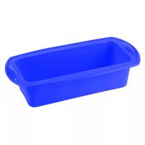 Forma Retangular em Silicone Para Bolo ou Pão 22x9x7cm - Ke Home