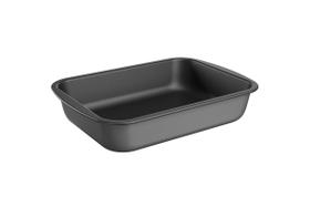 Forma retangular funda Bakeware pro-flon antiaderente 33,5x24x6,1cm Grafite - Brinox