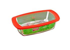 Forma Retangular para Bolo 1,5L c/ Tampa Plástica Marinex GD16216010N