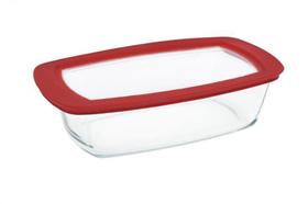 Forma Retangular para Bolo 1,5L c/ Tampa Plástica Marinex GD16216010N