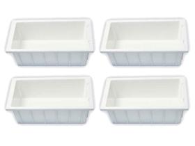 Forma Retangular Queijos Mussarela 4 Kg Injesul (4 unidades)