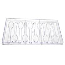 Forma Reutilizável para Chocolate 10 Colheres de 12 cm Forma Reutilizável para Chocolate 10 Colheres de 12 cm