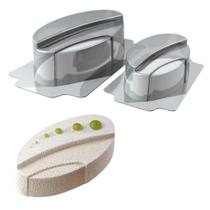 Forma Semifredo Gourmet Sobremesa Oval 2 Moldes Martellato Forma Semifredo Gourmet Sobremesa Oval 2 Moldes Martellato