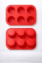 Forma Silicone 6 Cavidades Cupcake Muffin Bolo Fácil Desenformar Cozinha Forma Silicone 6 Cavidades Cupcake Muffin Bolo Fácil Desenformar Cozinha