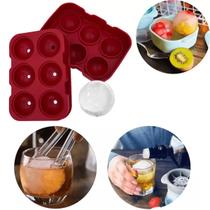 Forma Silicone 6 Gelo Bola Grande Bar Restaurante Esferas Whisky Bebida Gelada