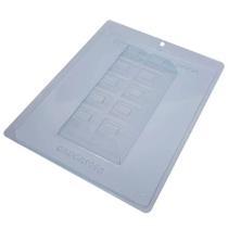 Forma Silicone 9664 Barra De Chocolate Bwb
