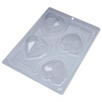 Forma Silicone 9836 Coração Lapidado Tru - Bwb