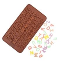 Forma Silicone Alfabeto Chocolate Forma Silicone Alfabeto Chocolate