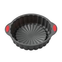 Forma Silicone Antiaderente Bolo Torta Pudim Reutilizável
