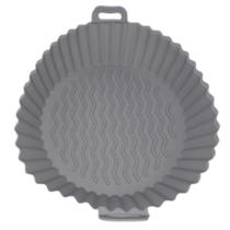 Forma Silicone Antiaderente Bpa Free 21 Cm Lovely Vibe COR:CINZA Forma Silicone Antiaderente Bpa Free 21 Cm Lovely Vibe COR:CINZA