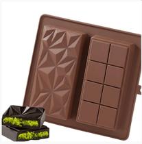 Forma Silicone Barra De Chocolate Dubai Dupla Confeitaria