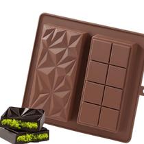 Forma Silicone Barras de Chocolate Dubai Dupla Confeitaria