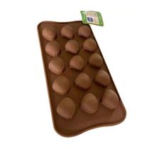 Forma Silicone Bombom Moldes finos Docinho conchinha Forma Silicone Bombom Moldes finos Docinho conchinha