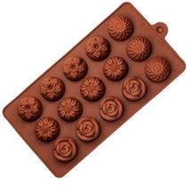 Forma Silicone Bombons Moldes finos Doce Docinho Chocolate Forma Silicone Bombons Moldes finos Doce Docinho Chocolate