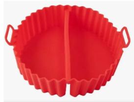 Forma Silicone com Divisórias Fritadeira 20,5cm x19,5cmx5cm Forma Silicone com Divisórias Fritadeira 20,5cm x19,5cmx5cm