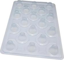 Forma Silicone Copinho De Licor 17G Sp 1273 Três Partes Bwb