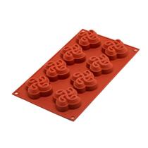 Forma Silicone Doce Gourmet Sobremesa 4 Folhas Silikomart Forma Silicone Doce Gourmet Sobremesa 4 Folhas Silikomart