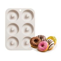 Forma Silicone Donuts Mini Pundins Rosquinha 6 Cavidades Forma Silicone Donuts Mini Pundins Rosquinha 6 Cavidades
