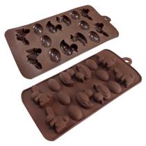 Forma Silicone Gelo Chocolate Pascoa Coelhinho Quente Frio