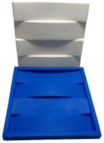 Forma Silicone Gesso Parede 3D - Côncavo e Convexo 40x40cm Forma Silicone Gesso Parede 3D - Côncavo e Convexo 40x40cm