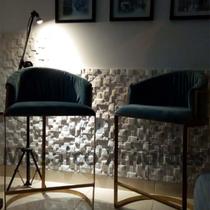 Forma Silicone Gesso Parede 3D - Mosaico