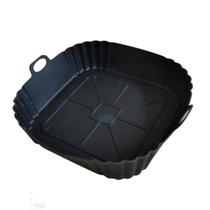 Forma Silicone Grande Air Fryer 21cm Forro Quadrado Antiaderente Bandeja Cesto Protetor Air Fry Air Frayer Fritadeira - Era Full importadora