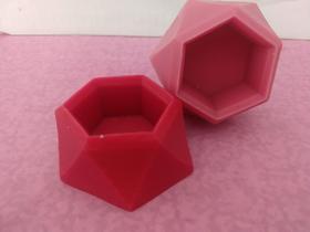 Forma Silicone Sabonete Resina 150 - Vaso Hexagonal