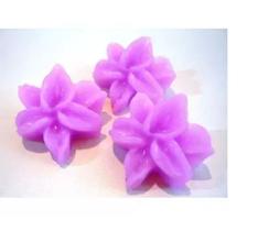 Forma Silicone Sabonete Resina 201 - Mini Orquídeas 3 cav - Decore Artesanatos SP