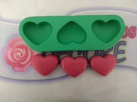 Forma Silicone Sabonete Resina 31 - Coração Encantado Pássaros